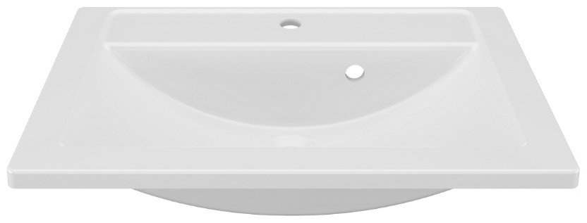 Раковина Paol Mario 700 из литьевого мрамора с отверст под смес (Шир 700 х Глуб 455 Выс 175 мм) - артикул K0000076444