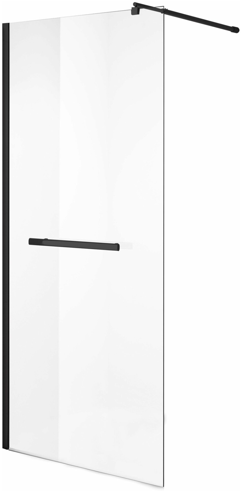 Душ. перегородка Niagara NG-681-10 BLACK (100x195), 1 место (без поддона) - артикул K0000105695