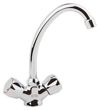 Смеситель ОПТИМА кухня маховик металл., ЛАТУНЬ, О4501 - артикул K0000073126