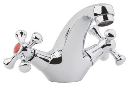 Смеситель ОПТИМА умывальник маховик металл. крест, О1517 - артикул K0000073139