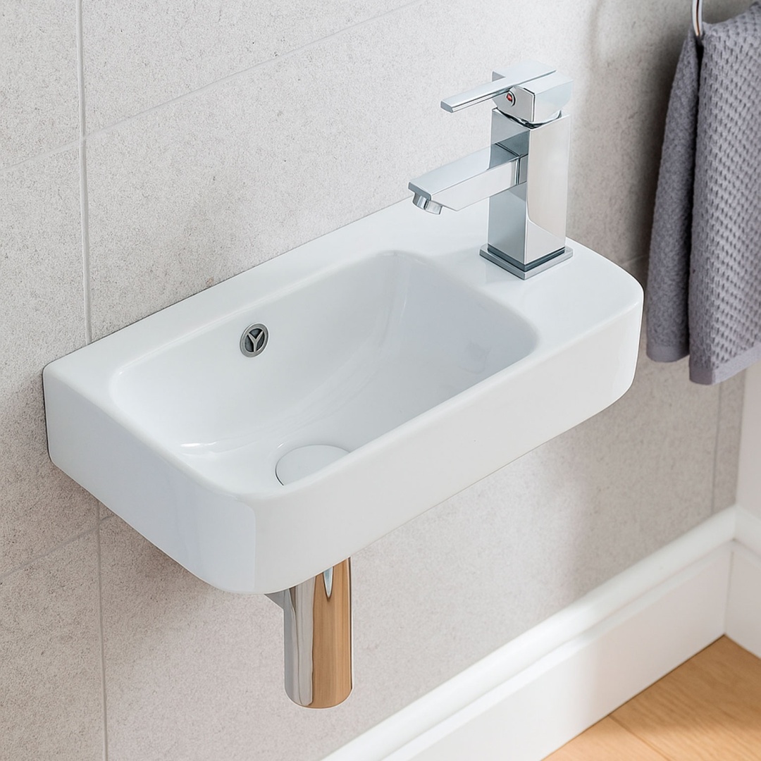 Раковина подвесная/Hans/HS-5117R/26_13/правая/белая - артикул K0000096183