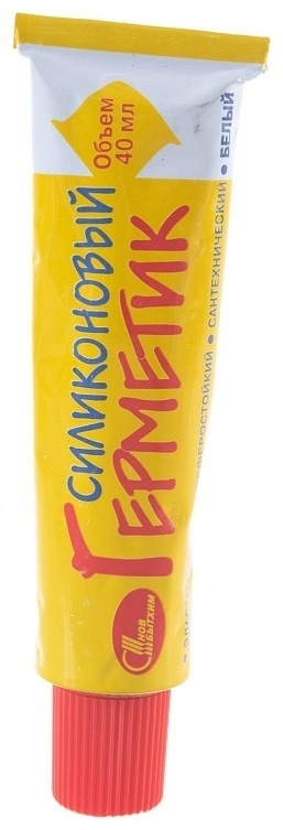 герметик силиконовый белый туба 40 (20шт) - артикул K0000005660