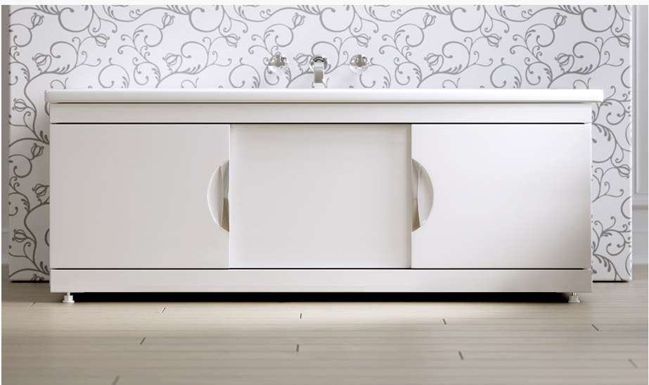 Экран под ванну 1,5 м МДФ Monaco still // белый - артикул K0000040082