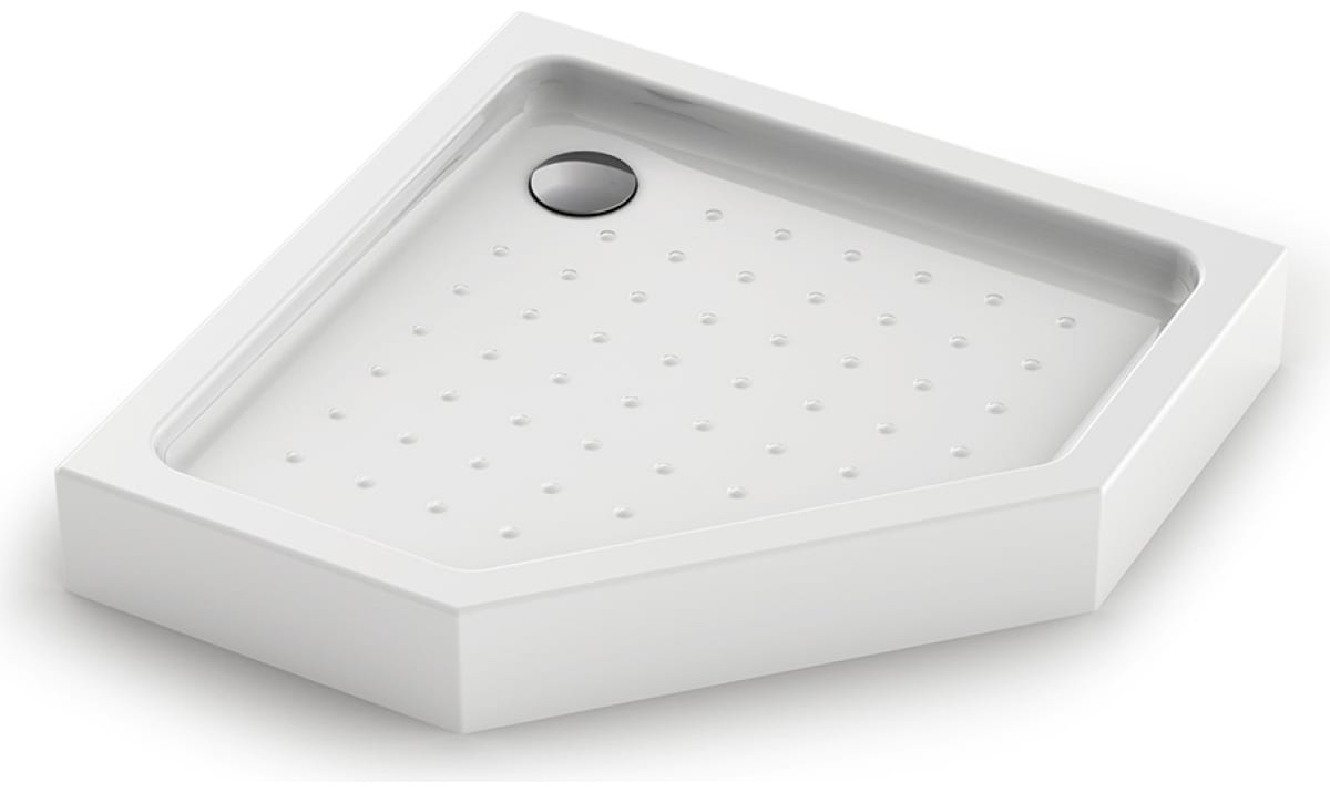 Душевой поддон Veconi TZ-53 Арт. TZ53-100-C5 Акриловый (белый, трапеция) - артикул K0000092658