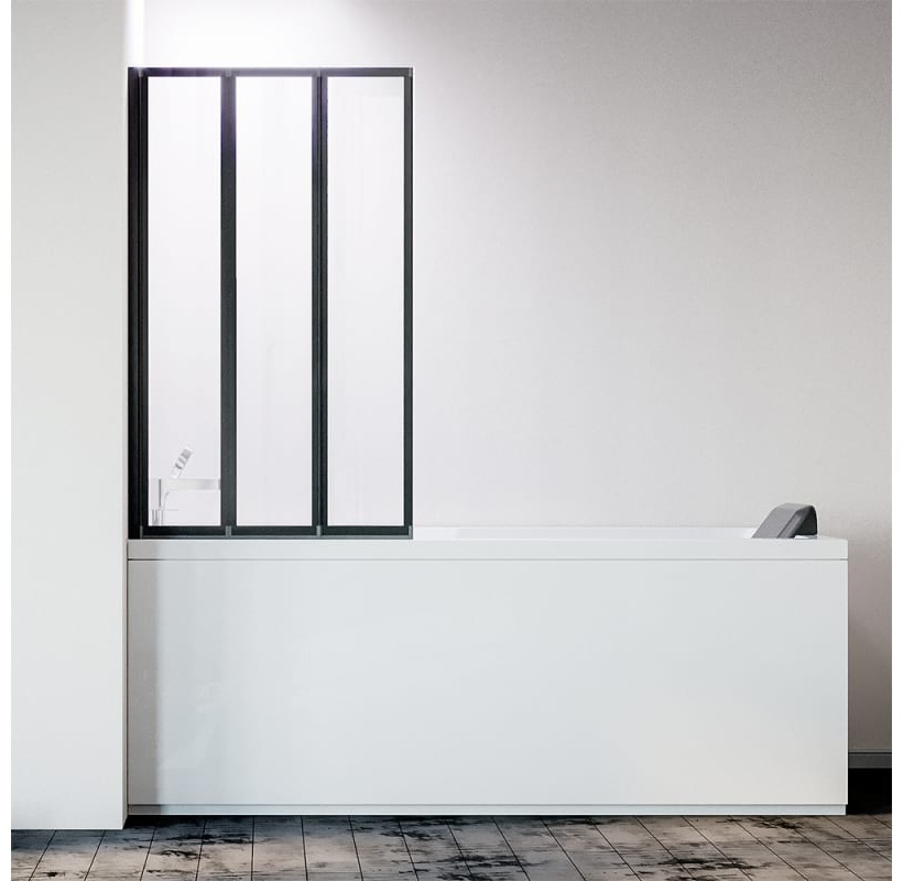 Душевая шторка Veconi PL-73BL Арт. PL73BL-120-01-19C4 Стекло прозр./4 мм (уст.1205-1220,выс.1500) - артикул K0000169009