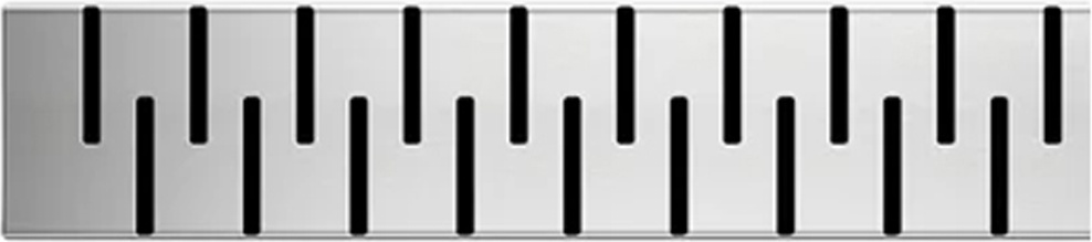 (V550M) Водоотводящий желоб VECONI 550 мм MEDIUM - глянец с боковым сливом D 40 - артикул K0000168462