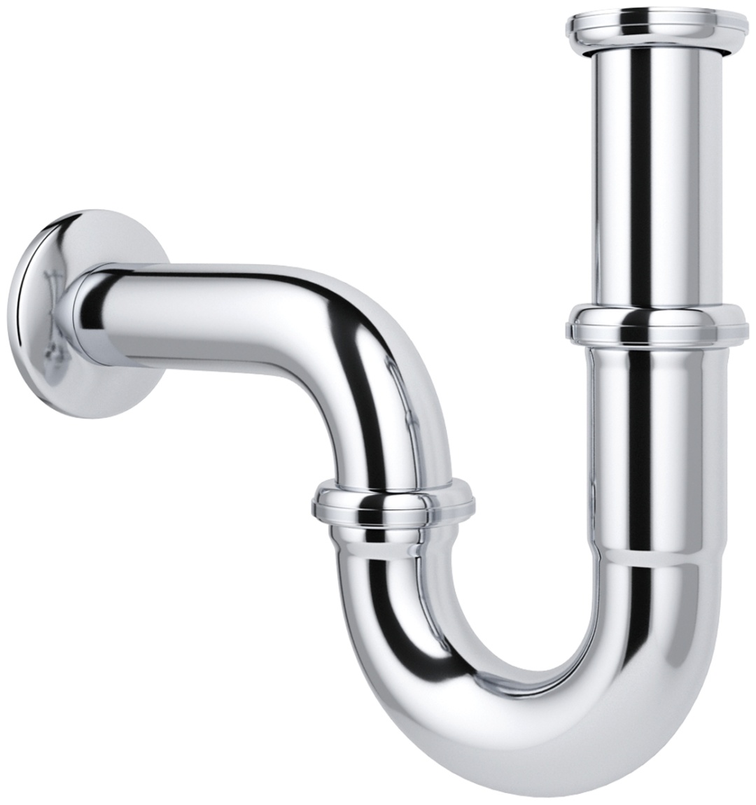 Металлический сифон для раковины Wellsee Drainage System 182102000, цвет хром - артикул K0000129360