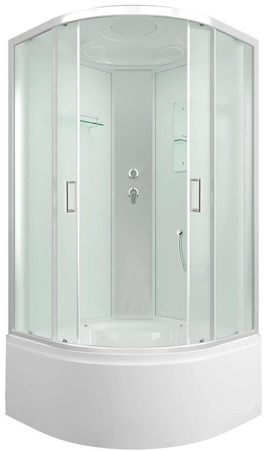 Душевая кабина IVA SC90CM 900*900*2150 высокий поддон, светлое стекло - артикул K0000162537
