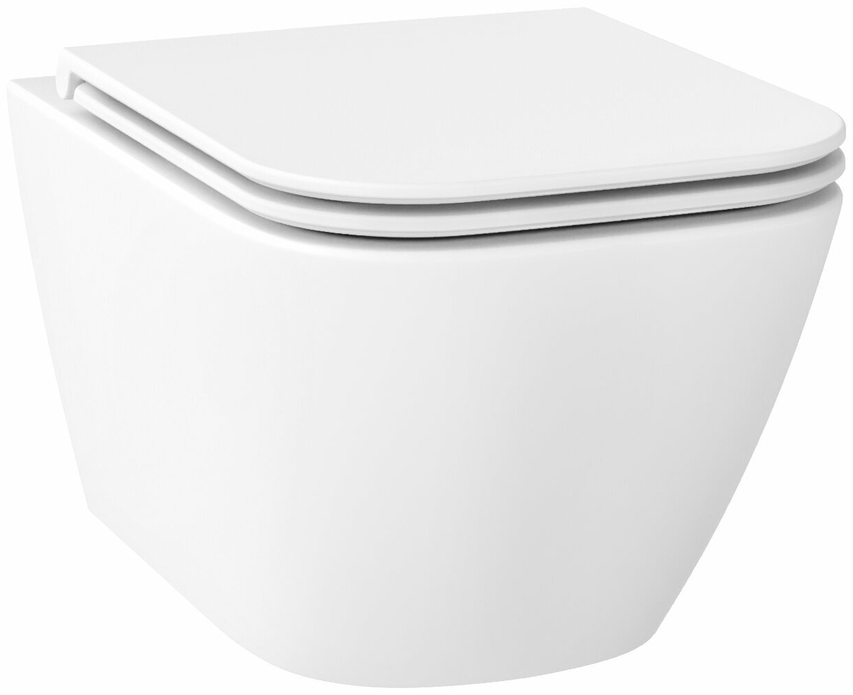 182602001, Подвесной унитаз Wellsee Pure BY Wellsee (состоит из 182602000, 182616000), цвет глянцевый белый - артикул K0000128670