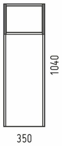 Пенал "Форест" 35 N навесной - артикул K0000057839, изображение - 4