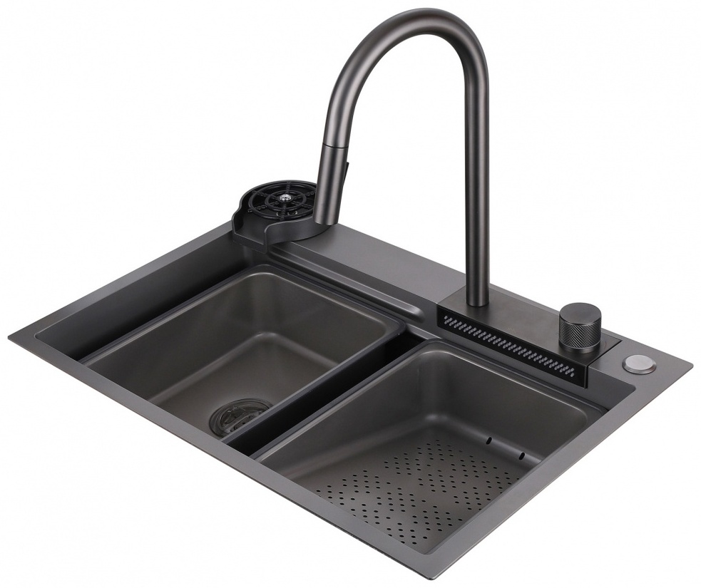 Кухонная мойка ABBER Wasser Kreis AF2194NG никель - артикул K0000084703