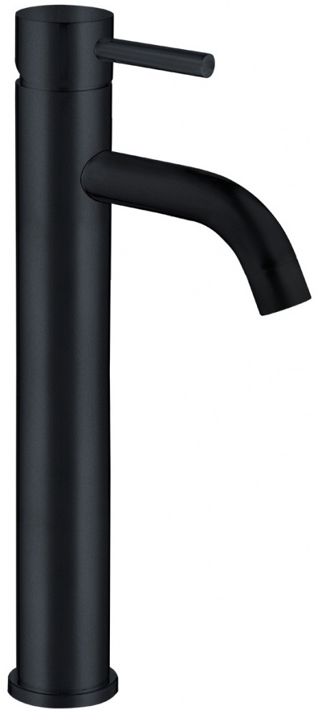 Смеситель ABBER Wasser Kreis AF8111B для накладной раковины, черный матовый - артикул K0000084638
