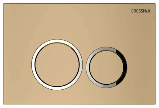 Клавиша смыва Grossman Galaxy 700.K31.01.310.310 золото матовый - артикул K0000165261