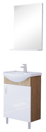 Комплект Grossman "ЭКО-52" 3 в 1 комбинированный (тумба,умывальник акватон 52,зеркало) - артикул K0000107109