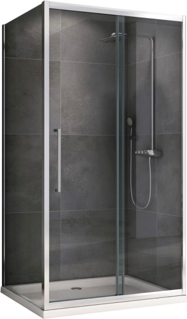 Душевой уголок ABBER Schwarzer Diamant AG30100H-S70 100*70*195 хром (6мм) - артикул K0000084873