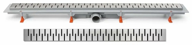 (V650M) Водоотводящий желоб VECONI 650 мм MEDIUM - глянец с боковым сливом D 40 - артикул K0000168484