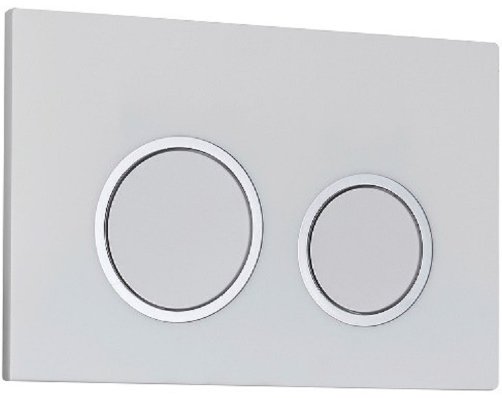 Смывная кнопка VECONI Арт. FLV11-C 240х162х7 (хром глянец, кайма - хром глянец) - артикул K0000216192