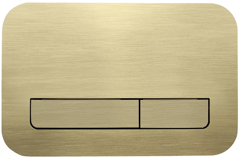 Смывная кнопка VECONI Арт. FLV12-G 240х162х7 (золото брашинг) - артикул K0000216197