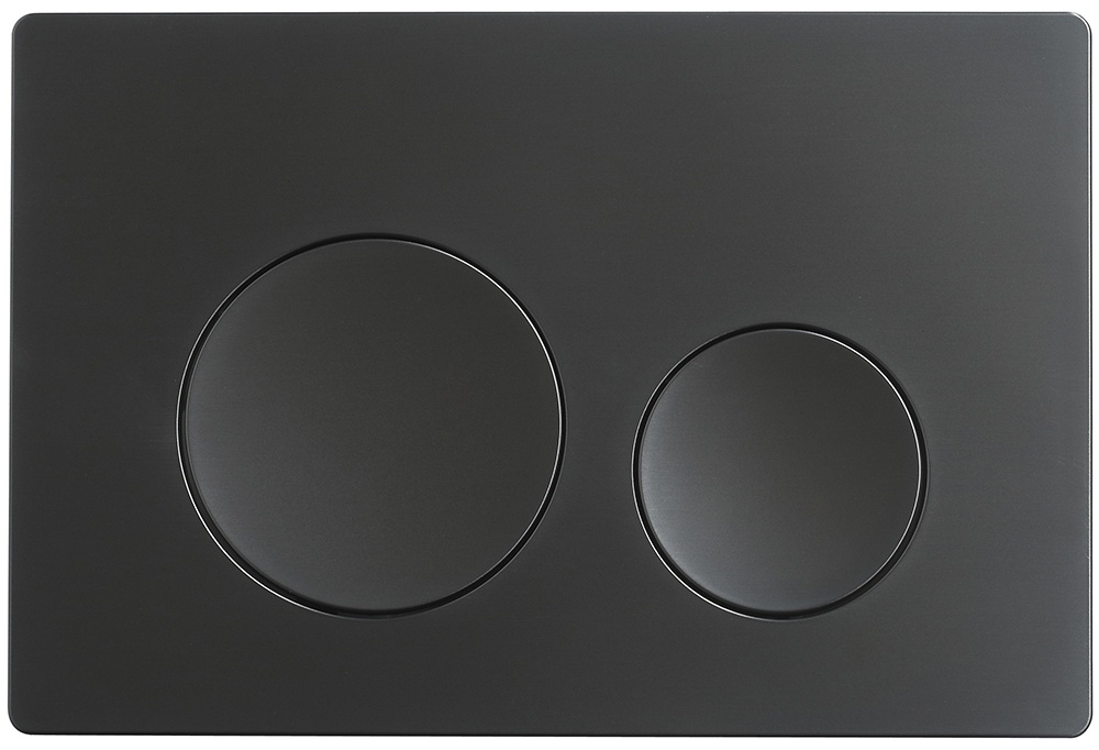 Смывная кнопка VECONI Арт. FLV2-B 240х162х10 (чёрный матовый) - артикул K0000216199