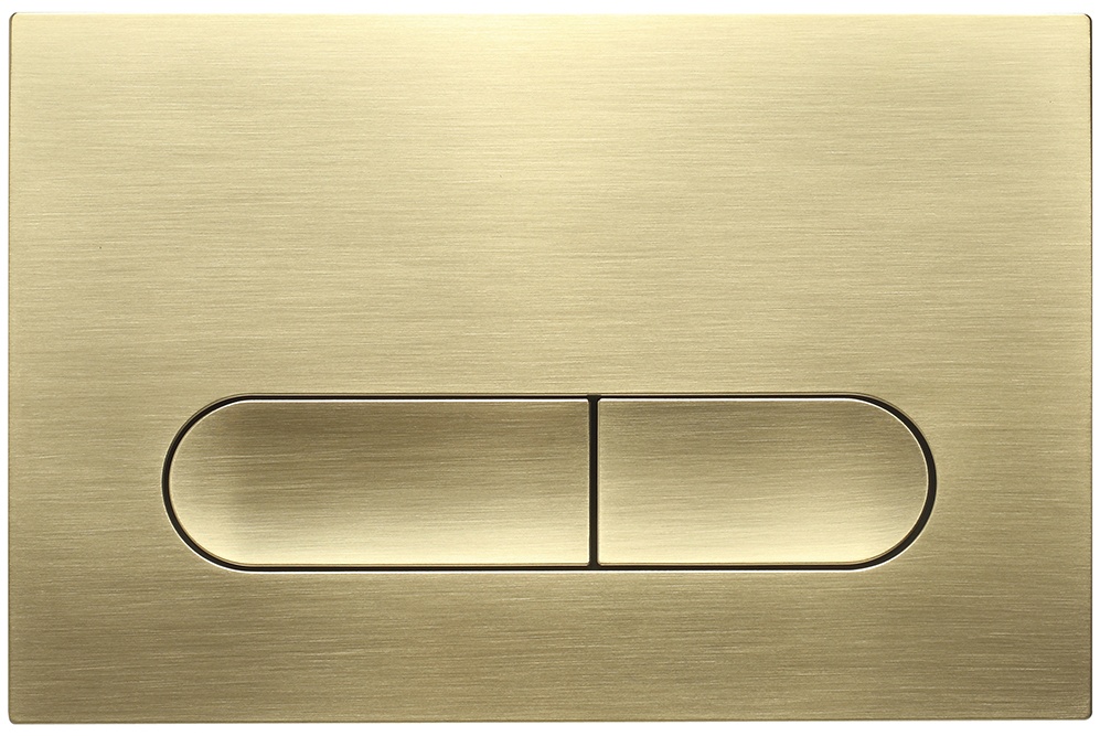 Смывная кнопка VECONI Арт. FLV3-G 240х162х9 (золото брашинг) - артикул K0000216206