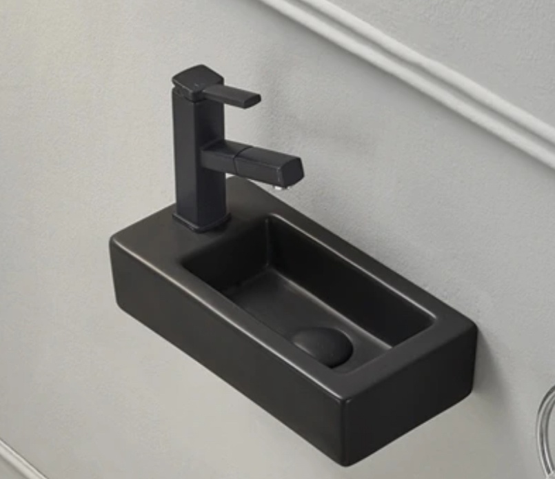 Раковина Gid подвесная 62203R Bm9272R черный матовый - артикул K0000219301