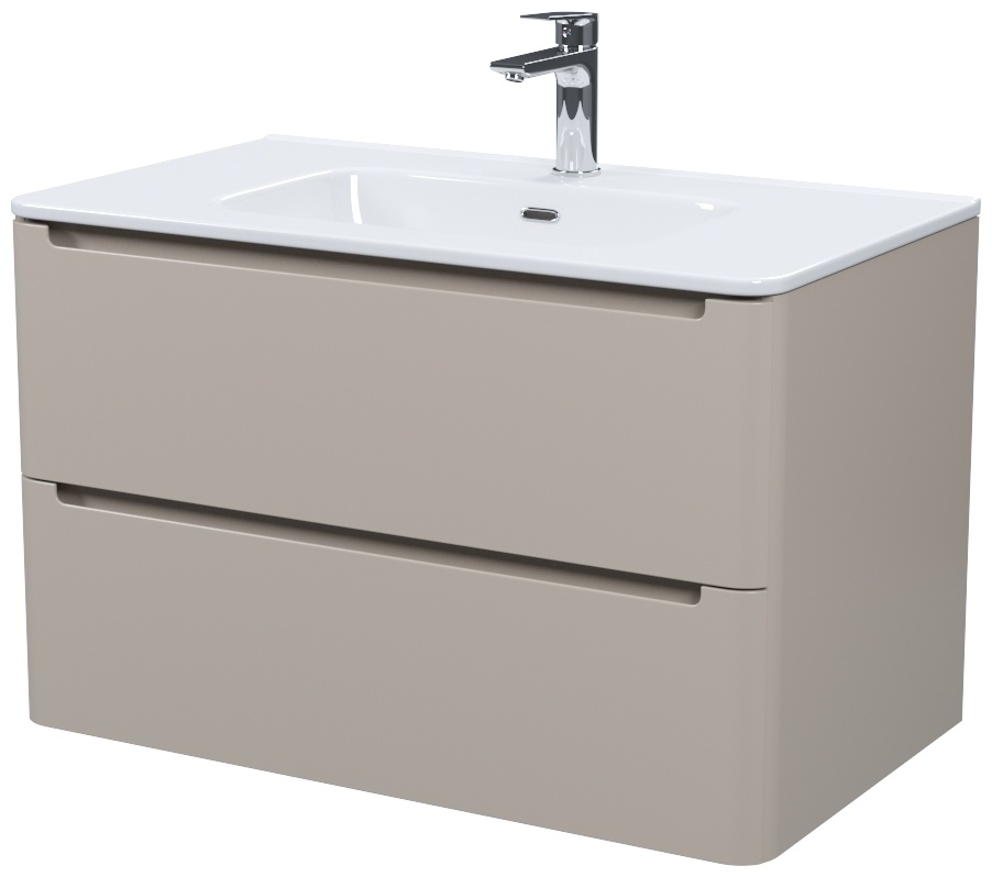 Тумба с умывальником, подвесная капучино 80 IDDIS Edifice EDI80C0i95 / 0108000i28 - артикул K0000183715