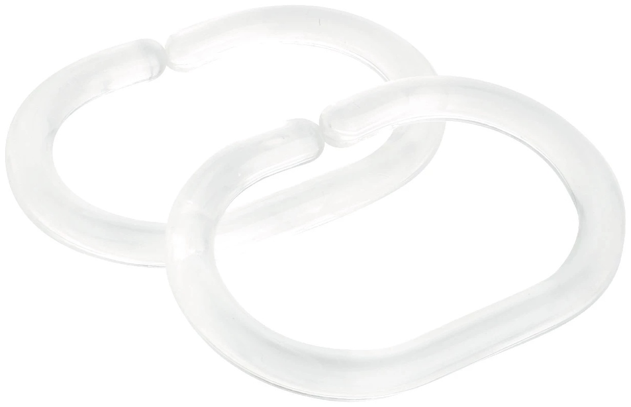 Кольца для шторки FIXSEN 12 шт, прозрачные FX-1000С - артикул K0000171073