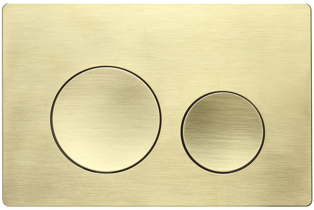 Смывная кнопка VECONI Арт. FLV2-G 240х162х10 (золото брашинг) - артикул K0000216201