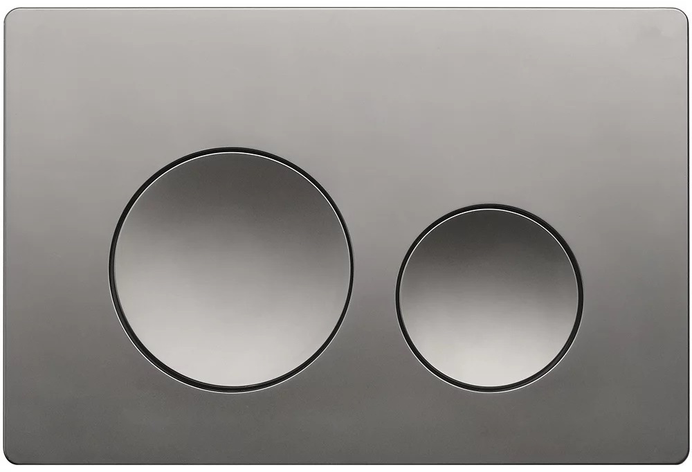 Смывная кнопка VECONI Арт. FLV2-GM 240х162х10 (оружейная сталь матовая) - артикул K0000216202