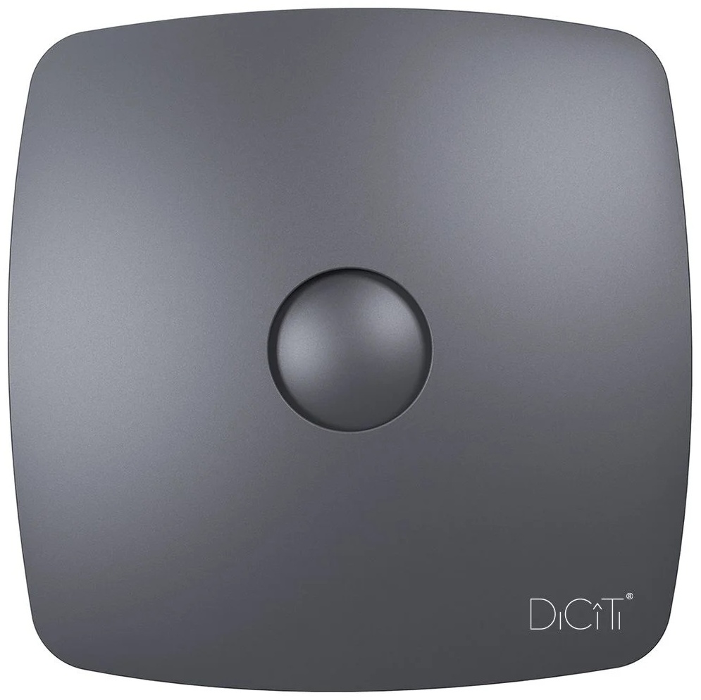 Вентилятор накладной RIO 4С D100 обр.клапан Dark gray metal DICITI - артикул K0000183529