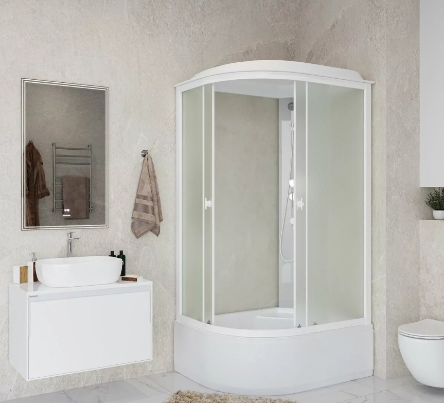 Душ.кабина Niagara Promo P90/80/40R/MT (900х800х2150) 4 места + полка - артикул K0000189781