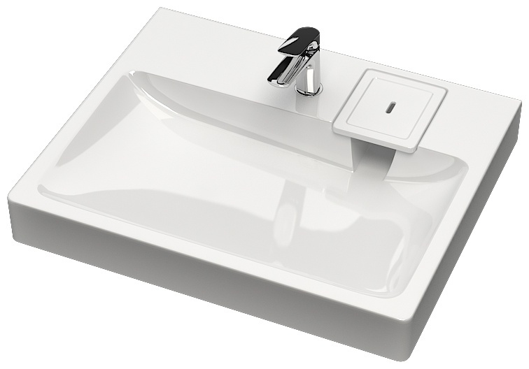 Комплект1 Раковина Адель V53D1 (сигн.бел.) Granit MARR MARRBAXX 590х546х88мм(Без сифона) - артикул K0000082290