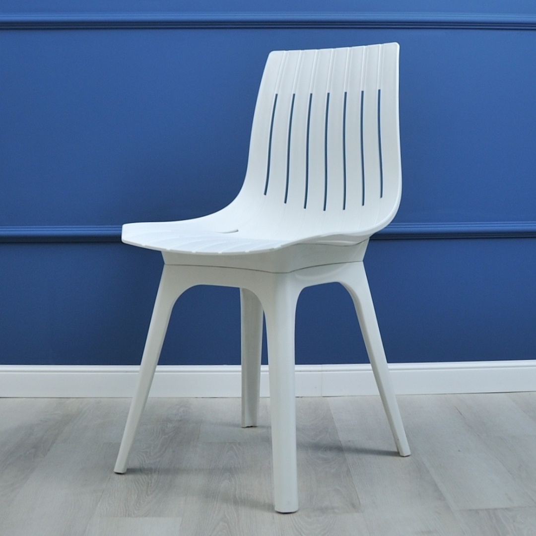 Стул ЛАЙН BIO сиденье белое ножка пласт.белая - артикул K0000057088