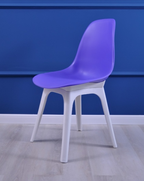 Стул ИМС BIO сиденье фиолетовое ножка пласт.черная - артикул K0000057115