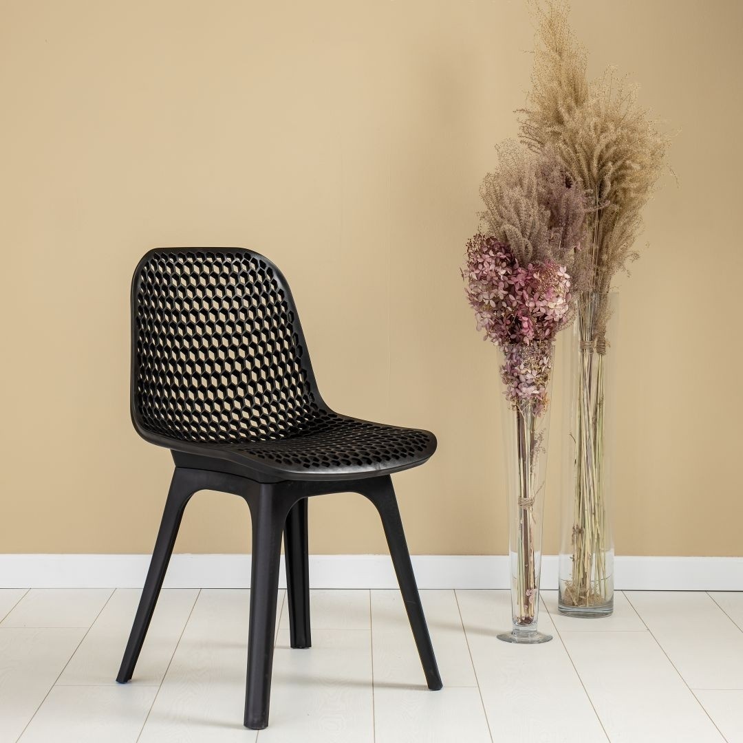 Стул СТЭН BIO сиденье черное ножка пласт.черная - артикул K0000057125