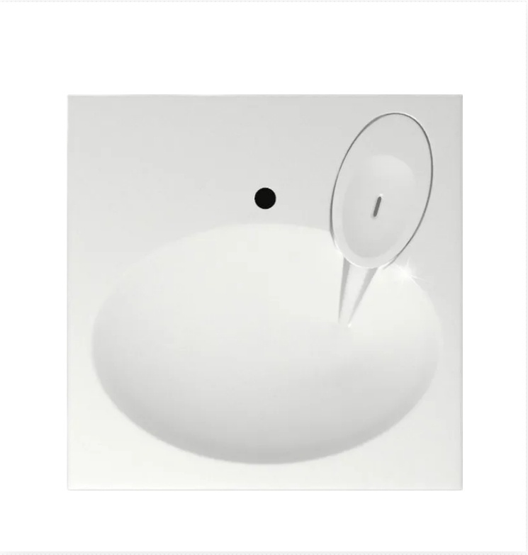 Комплект Раковина Смайл V55D1 (сигн.бел.) Granit MARR со смесителем Эверест без сифона - артикул K0000117190