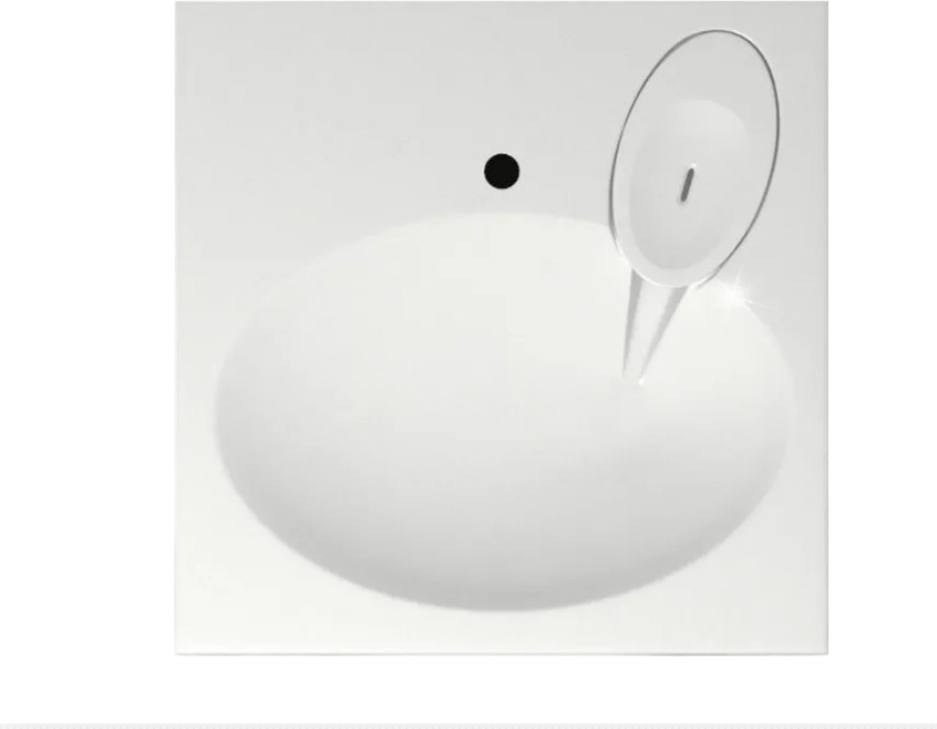 Комплект Раковина Смайл V55D1 (сигн.бел.) Granit MARR со смесителем Эверест с сифоном - артикул K0000117191