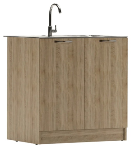 Тумба универсальная 60х80 Дуб Сонома Байтерек (без полки) + мойка - артикул K0000189678