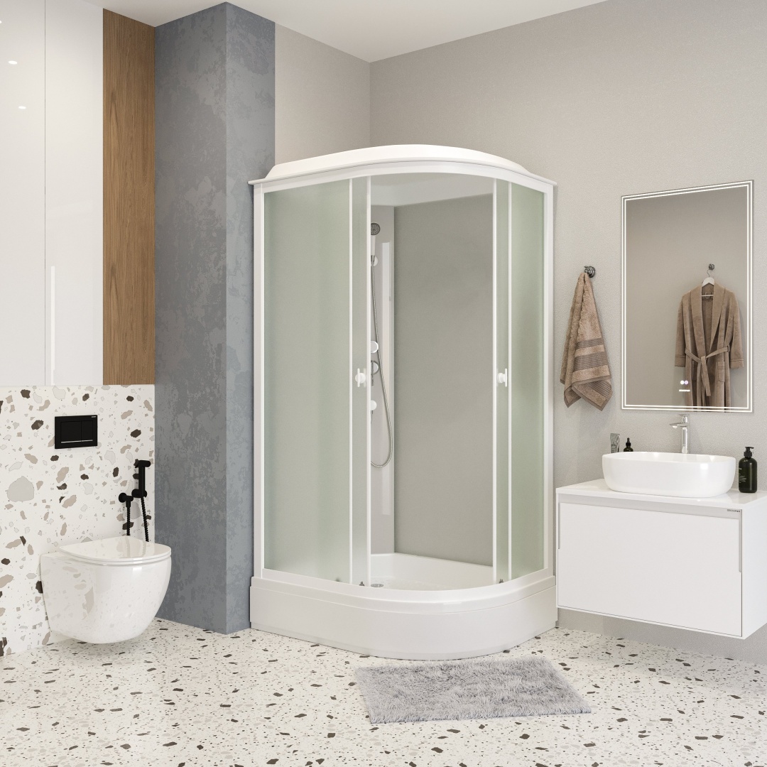 Душ.кабина Niagara Promo P100/70/26L/MT (1000х700х2150) 4 места + полка - артикул K0000189716