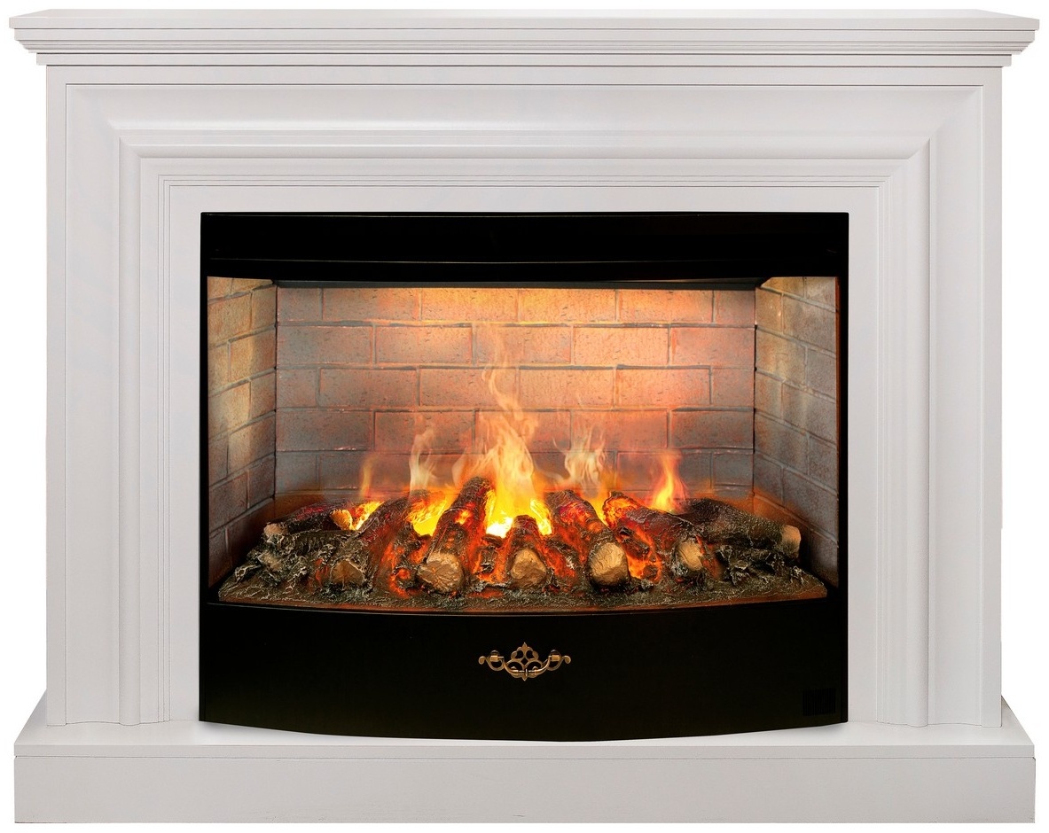 Электрокамин Weston 33 WT с очагом Firestar 33 (1035х1340х370, МДФ, белый) - артикул K0000110149