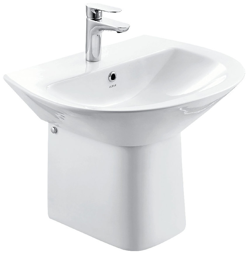 NI3000 Раковина подвесная (с креплениями) нано белая с пьедесталом - артикул K0000037040