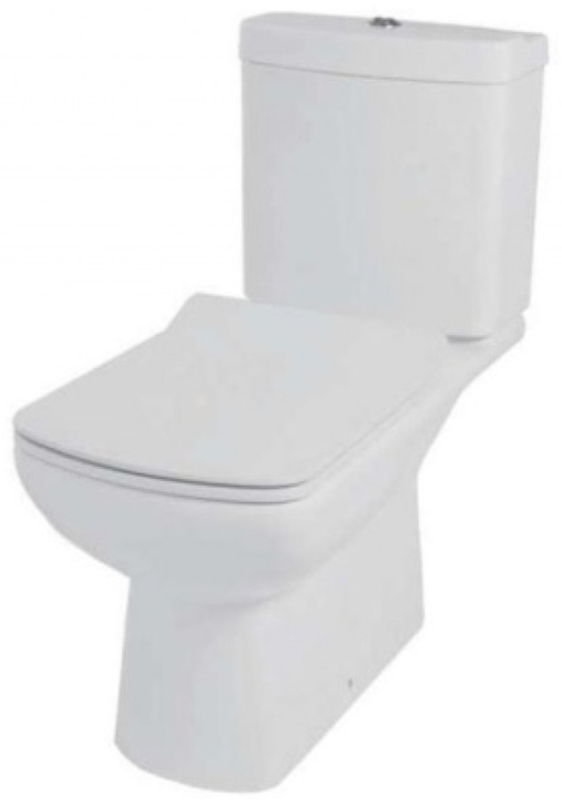 TO1002N Унитаз напольный (с креплениями) нано белый HDC201NP комплект - артикул K0000037051