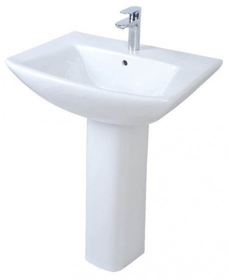 TO3000N Раковина подвесная, белая HDLP201NB с пьедесталом - артикул K0000037055