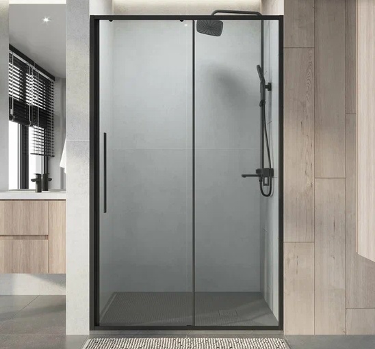 Дверь в нишу Niagara Nova NG-34-11AGR (110х195) раздвижная,графит,стекло прозрачное,1 место - артикул K0000215511