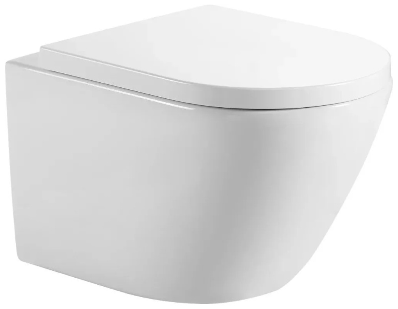 ZVEZDA-1 Унитаз с сиденьем Soft Close -SLIMSEAT подвесной, с Rimless Tornado (303977) - артикул K0000206446