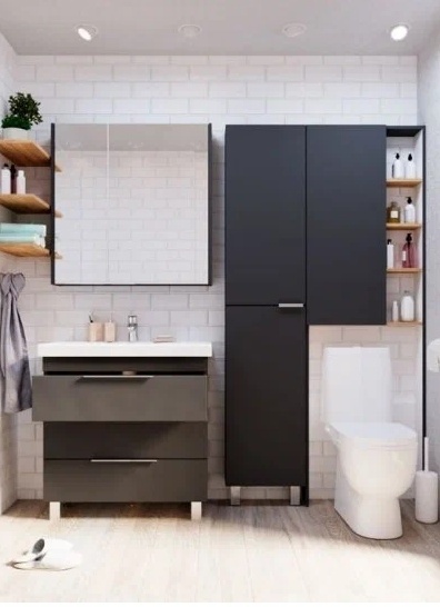 Шкаф Gaula 60Н 2д.Black - артикул K0000080099