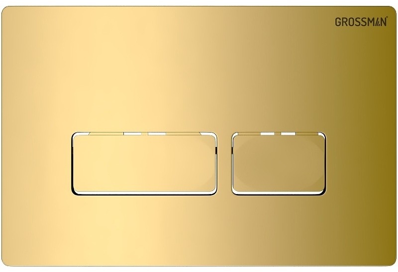 Клавиша смыва Grossman Pragma 700.K31.03.300.300 золото глянцевый - артикул K0000107276