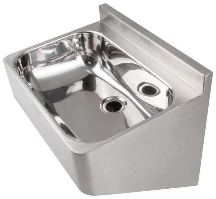 Раковина настенная нержавеющая коррозионно-стойкая сталь AISI 304 (1.0 мм - 2.0 мм) 3-029.1 - артикул K0000221501