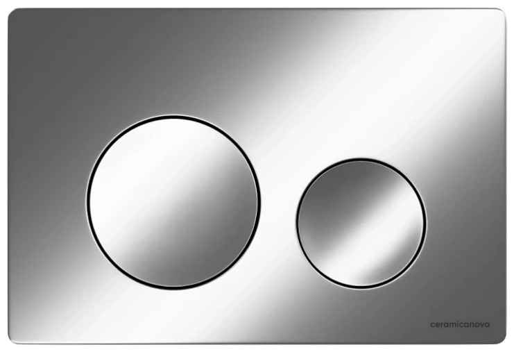 CN001M Кнопка Round для инсталляции Invision цвет матовый хром - артикул K0000219831