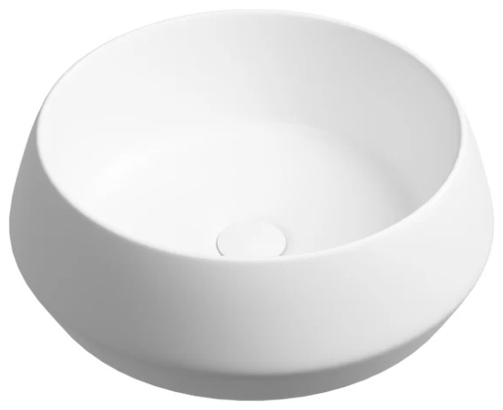 CN12004MW Раковина накладная круглая Maya 400x400x140, белый матовый - артикул K0000219867